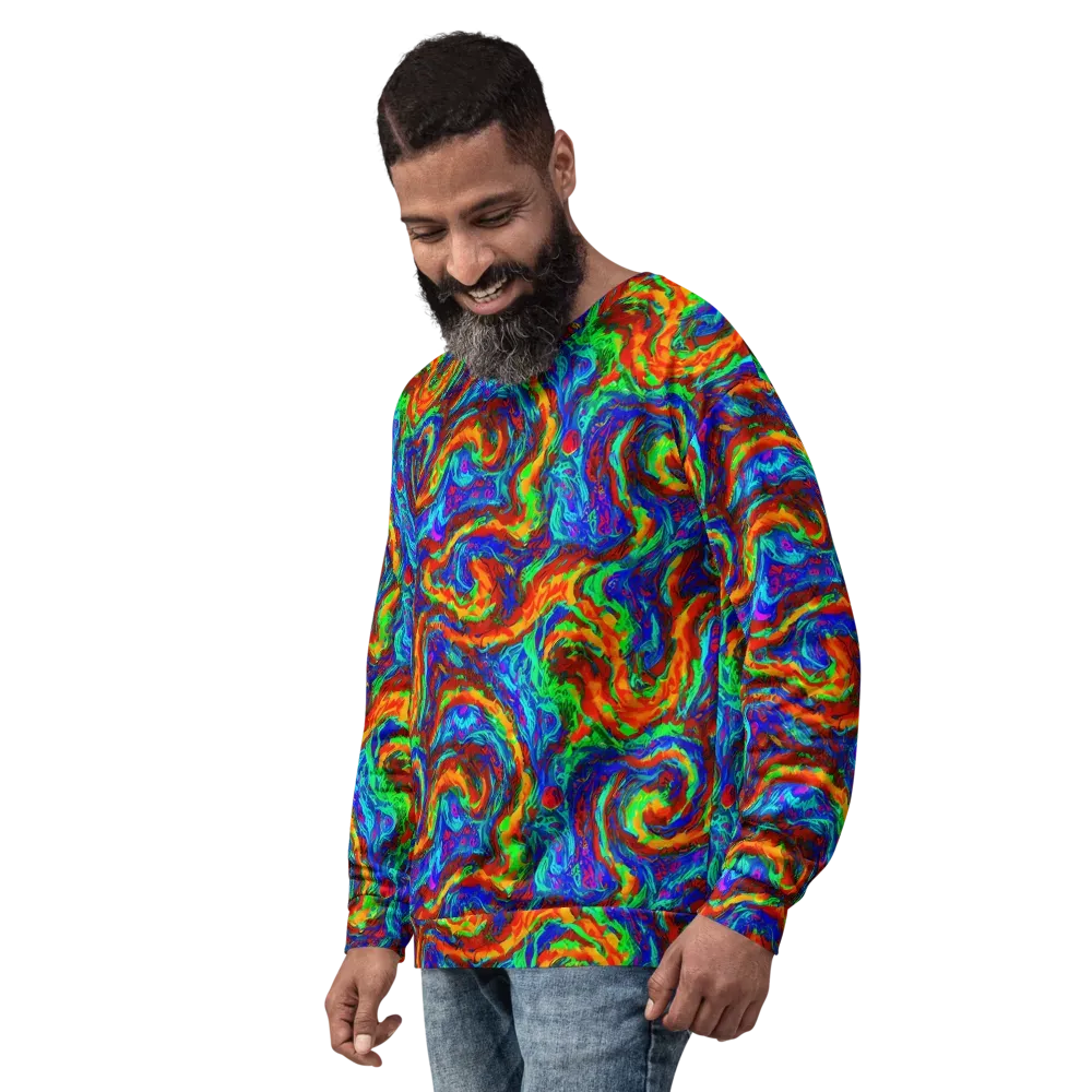 The Chromatic Rush on Sweatshirt — Left Front