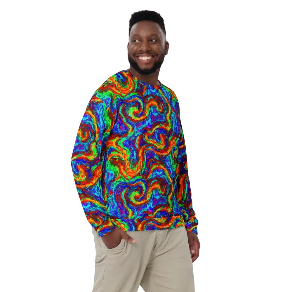 The Chromatic Rush on Sweatshirt — Front