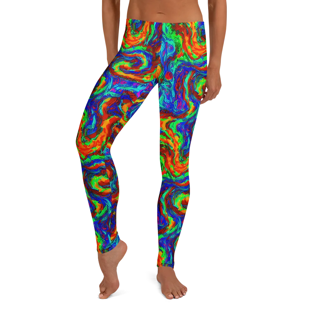 The Chromatic Rush on Leggings — Front