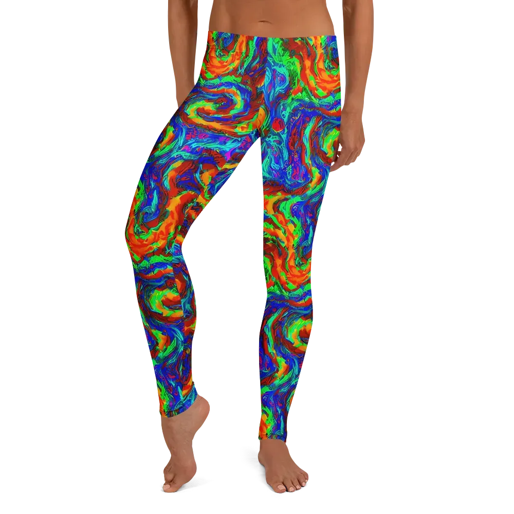 The Chromatic Rush on Leggings — Front
