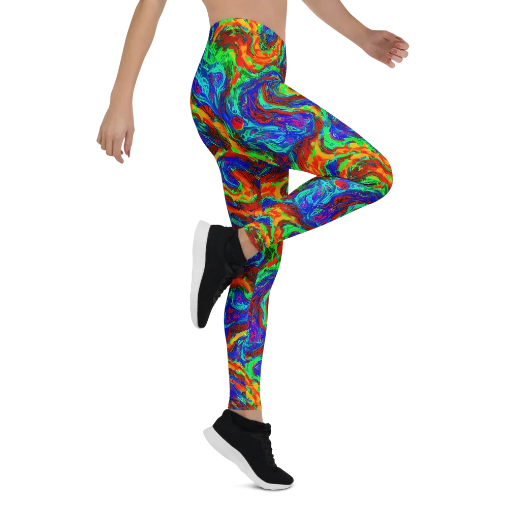 The Chromatic Rush on Leggings — Right