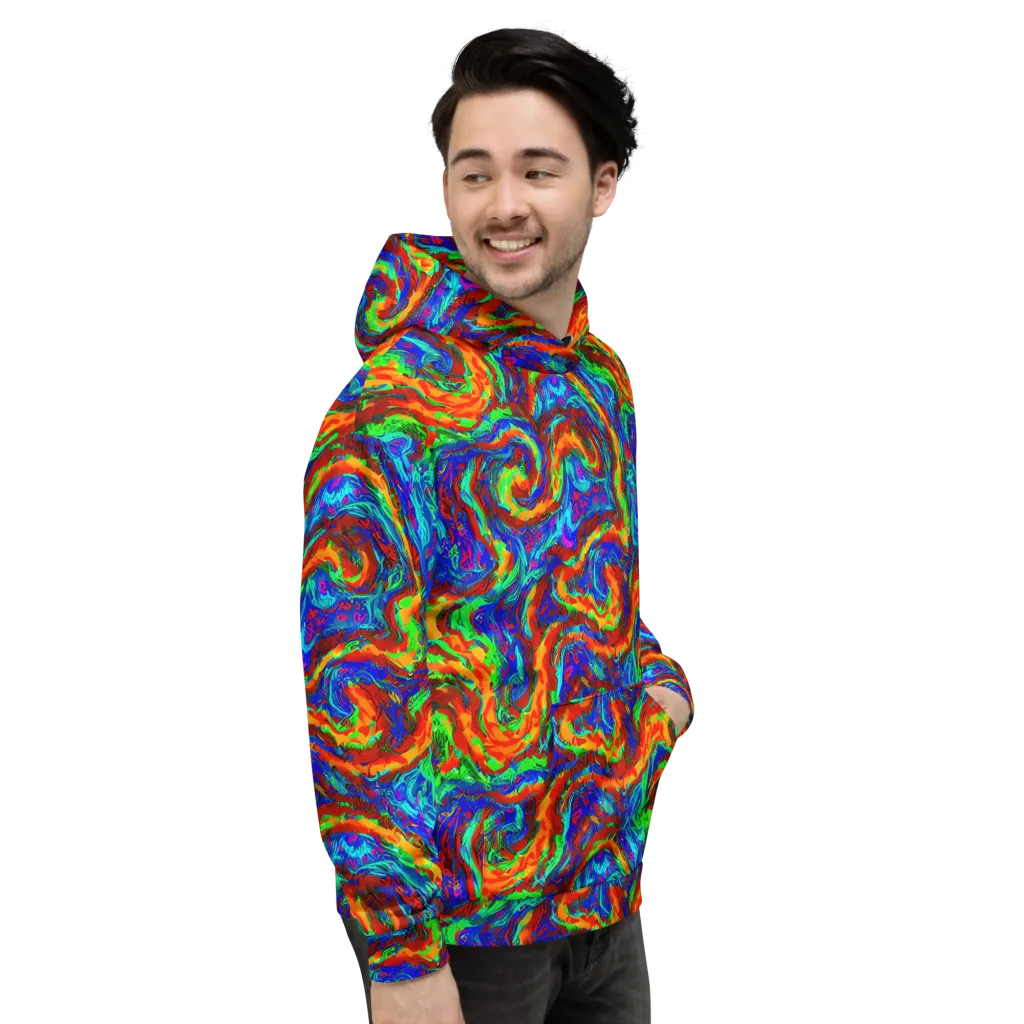 The Chromatic Rush on Hoodie — Right
