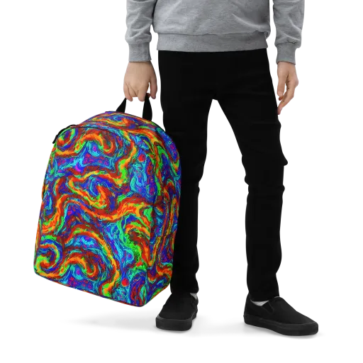 The Chromatic Rush on a Minimalist Backpack