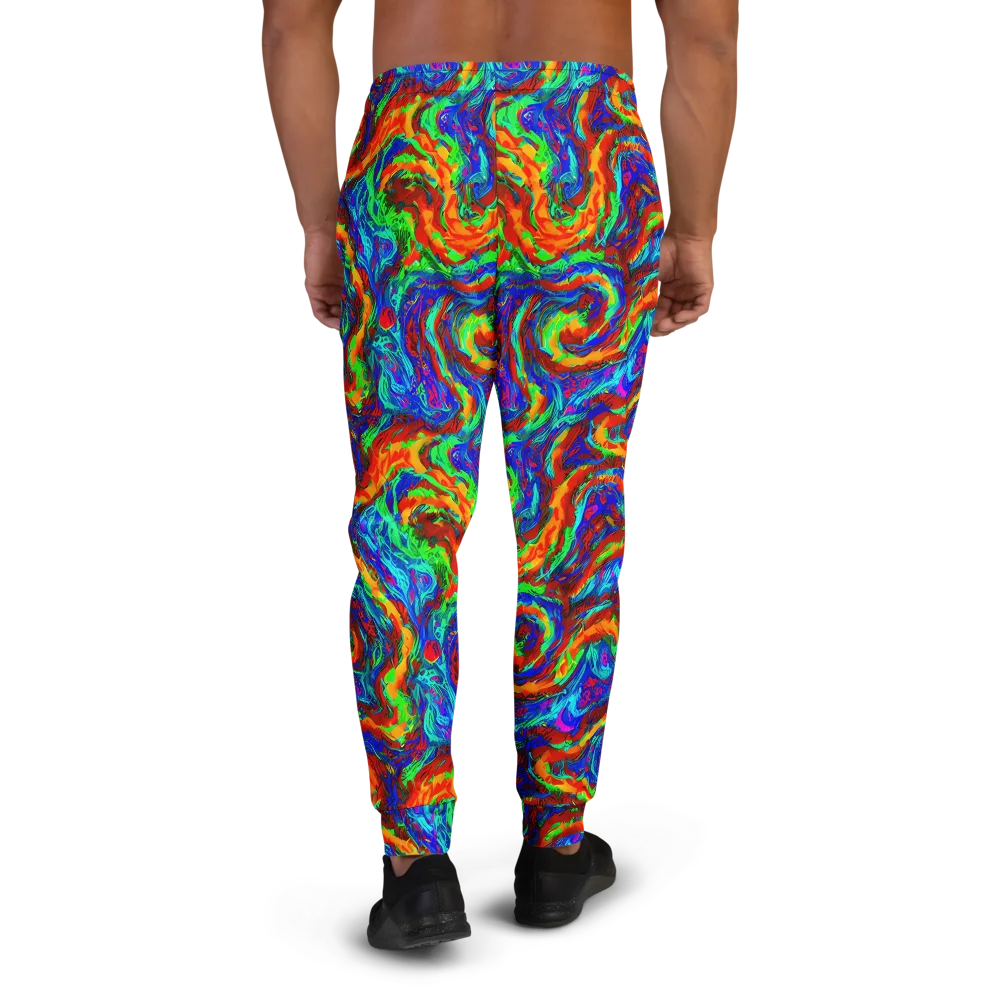 The Chromatic Rush on Men's Joggers — Back