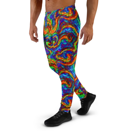 The Chromatic Rush on a Men's Joggers