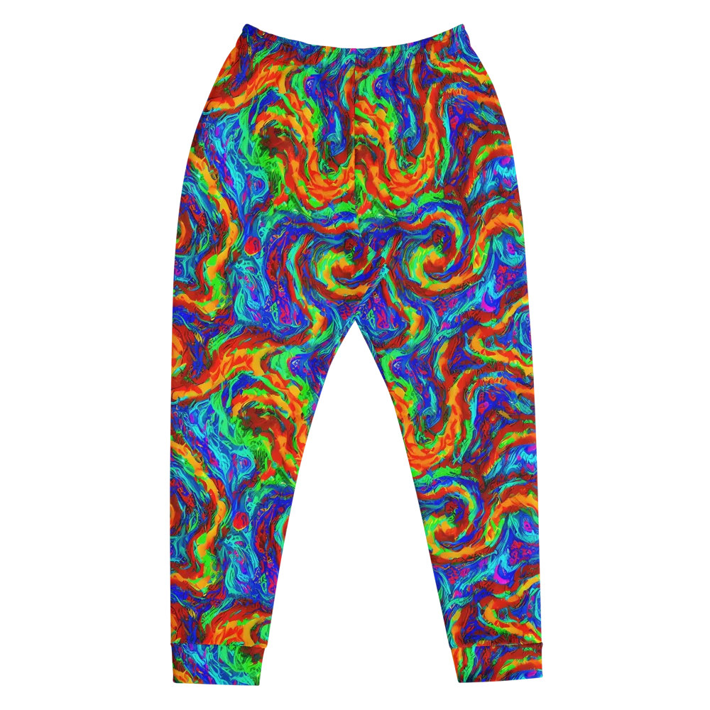 The Chromatic Rush on Men's Joggers — Front