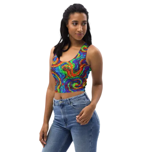 The Chromatic Rush on a Crop Top