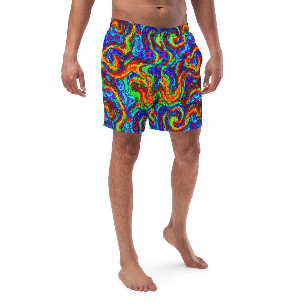 The Chromatic Rush on Swim Trunks — Front