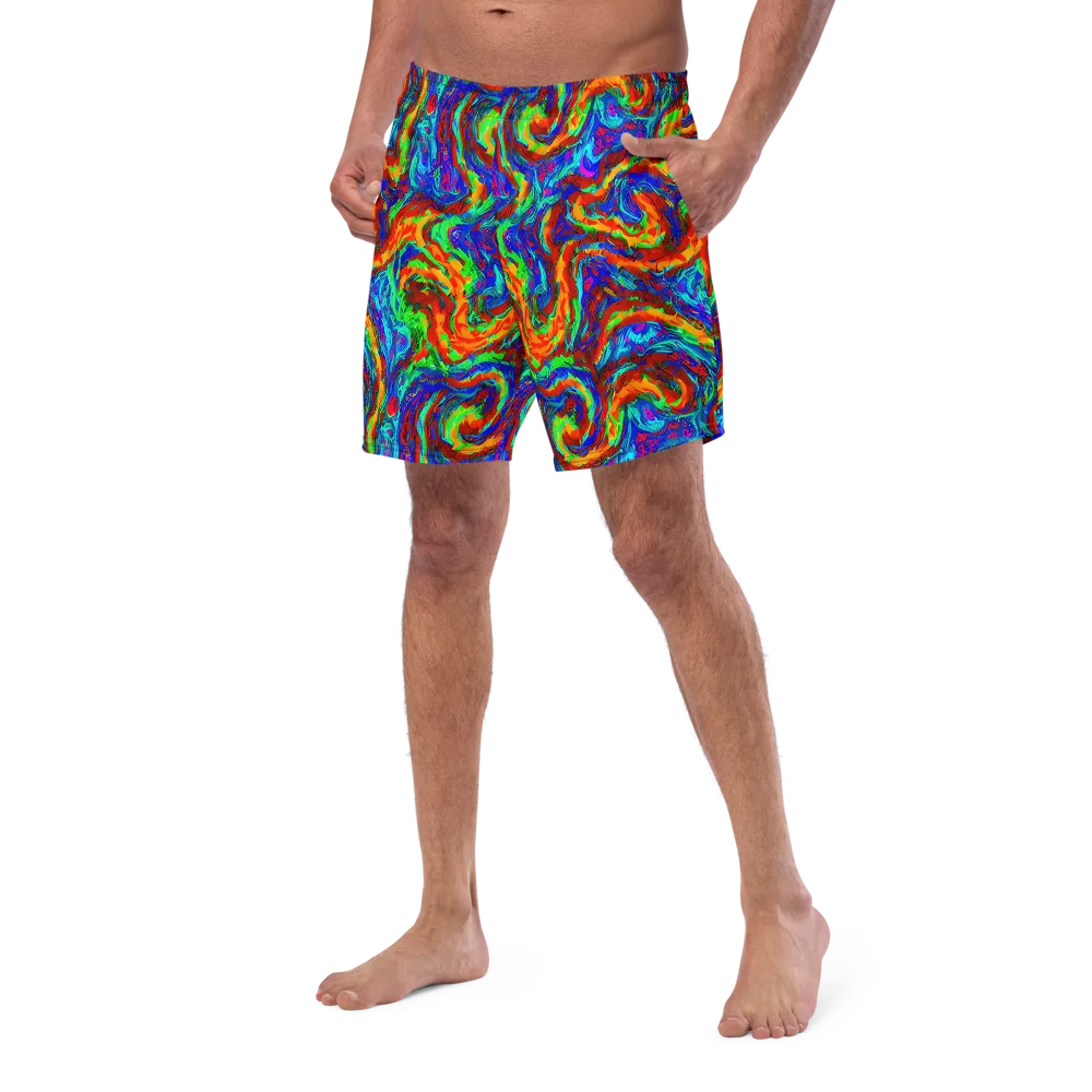The Chromatic Rush on Swim Trunks — Left Front