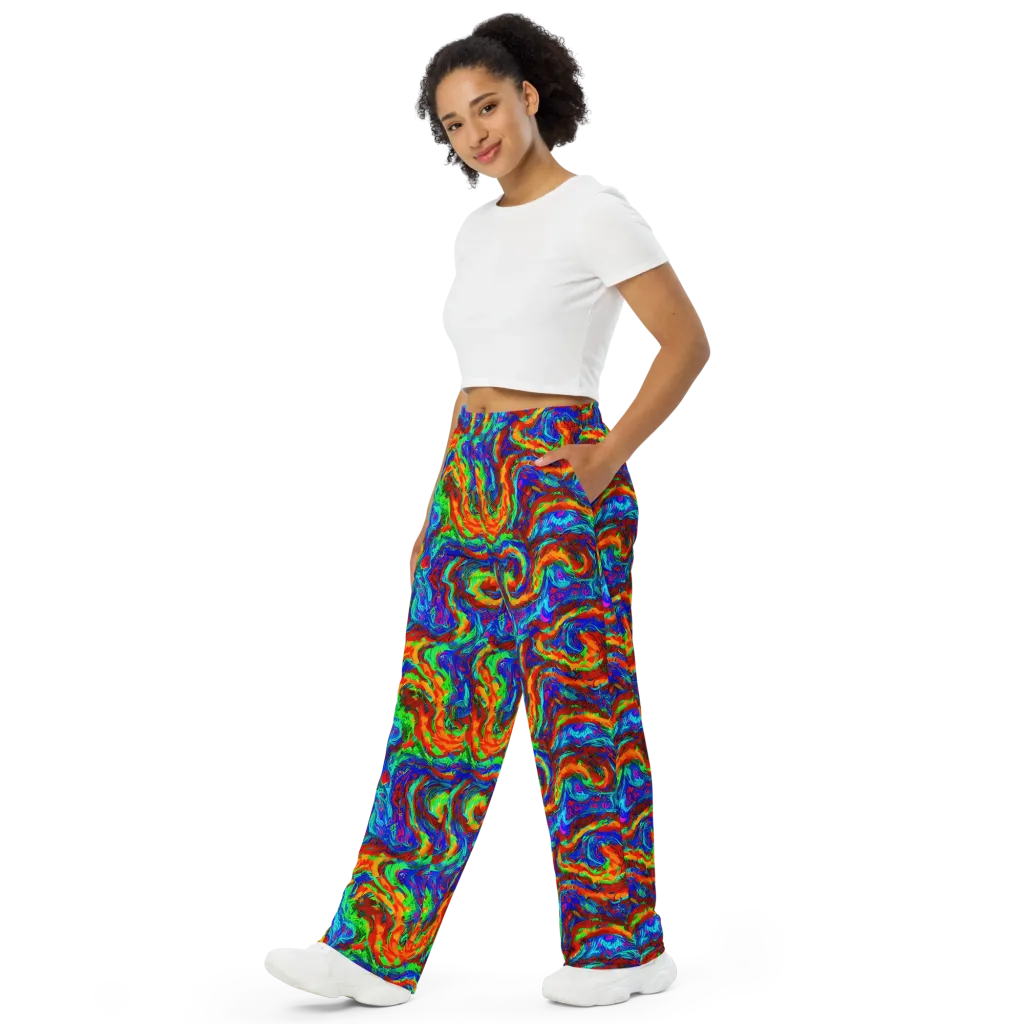 The Chromatic Rush on Wide-Leg Pants — Left Front