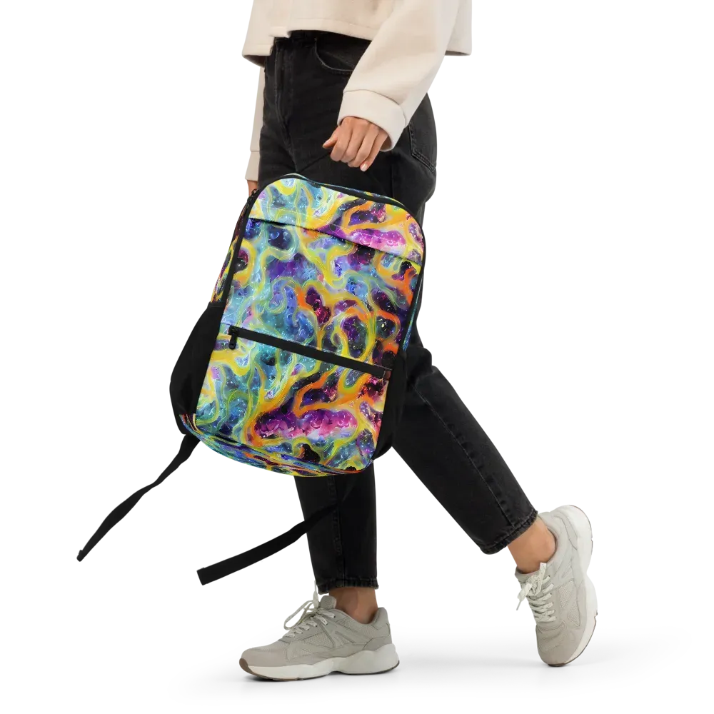 Electric Rivulet on Utility Backpack — Front