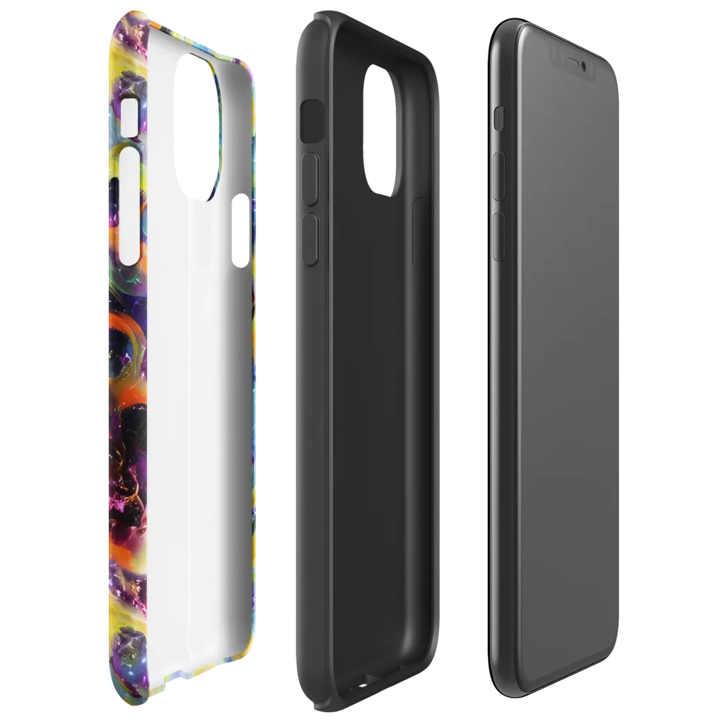 Electric Rivulet on Tough Case for iPhone® — Right