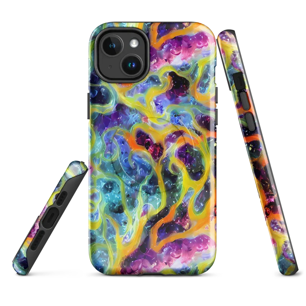 Electric Rivulet on MagSafe Tough Case for iPhone® — Front