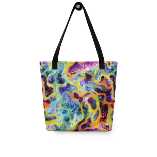Electric Rivulet on a Tote Bag