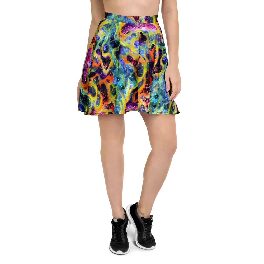 Electric Rivulet on Skater Skirt — Front