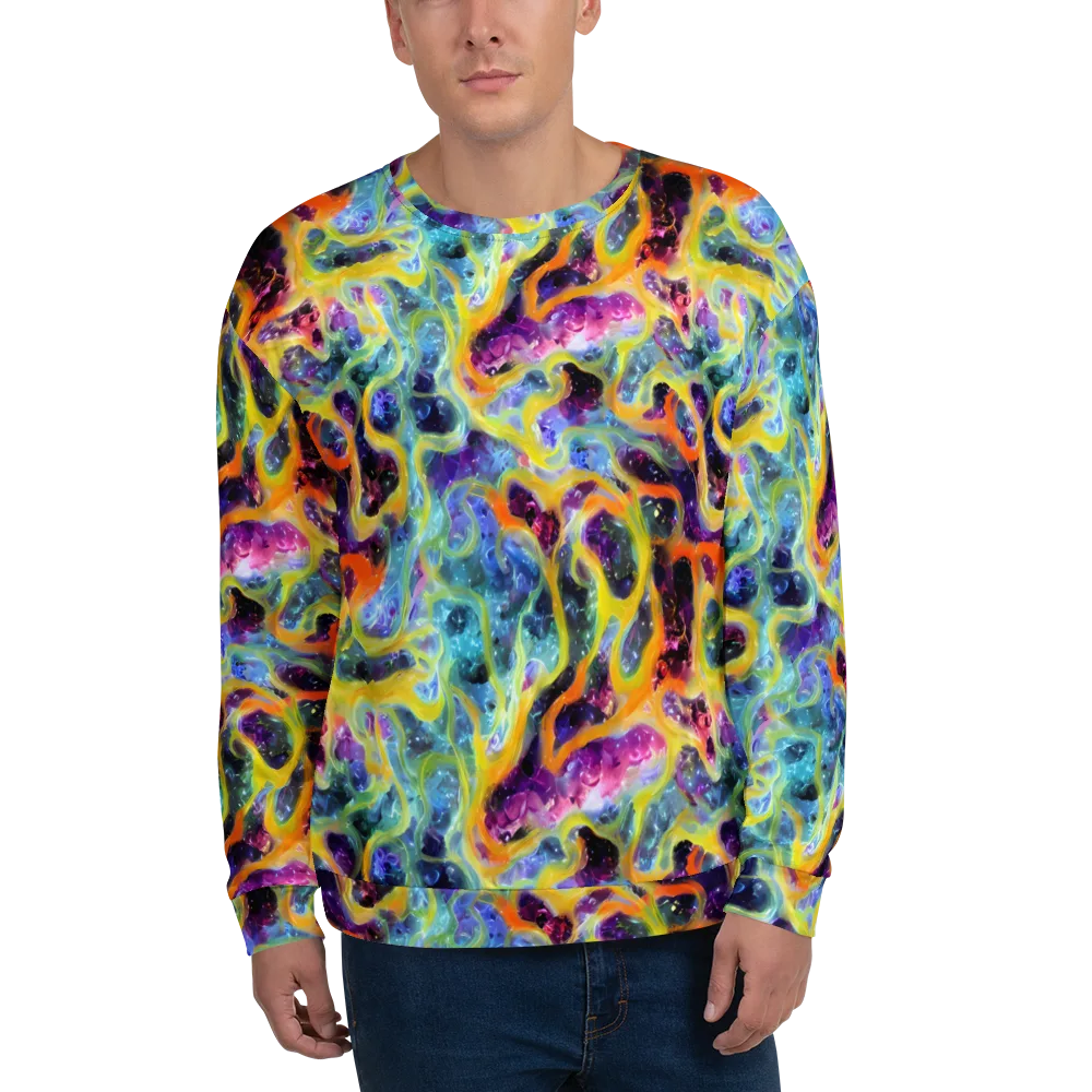 Electric Rivulet on Sweatshirt — Front