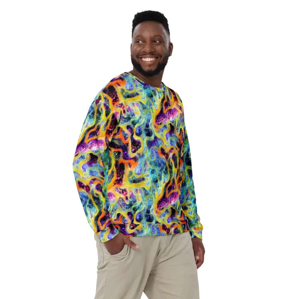 Electric Rivulet on Sweatshirt — Front