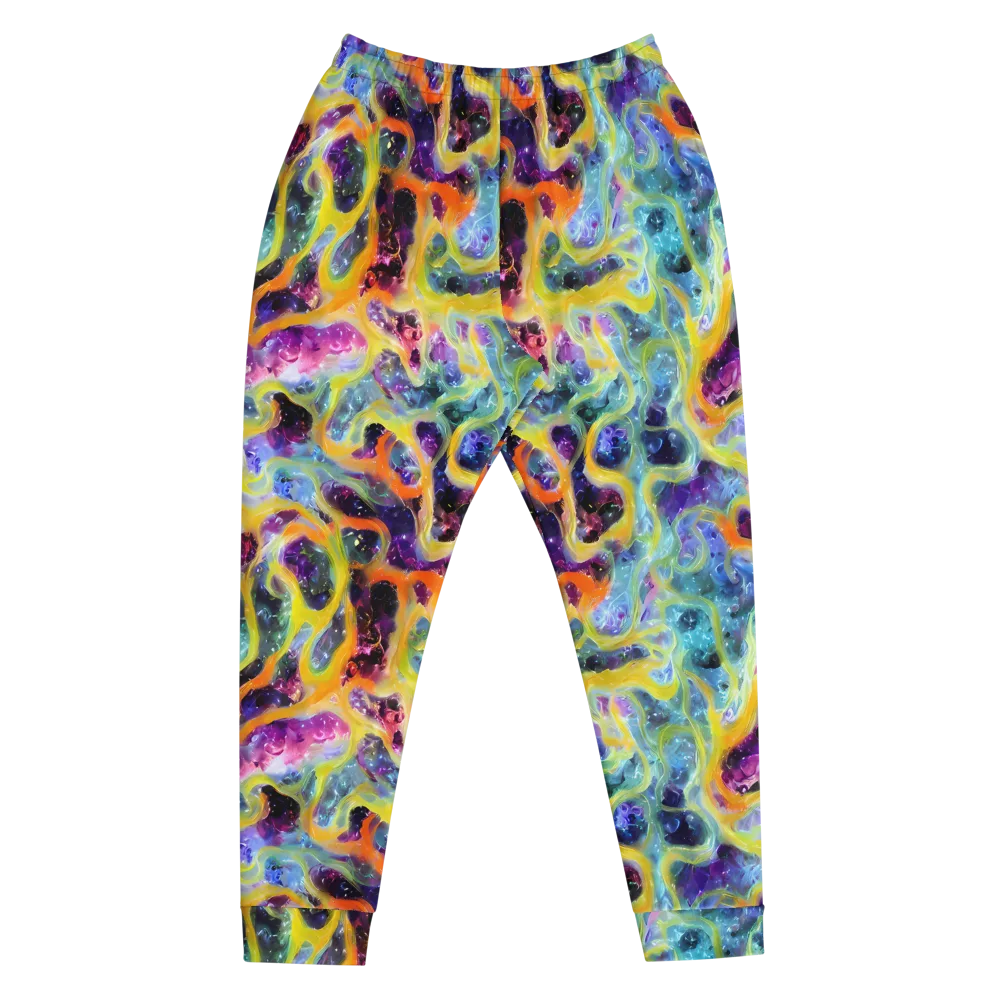 Electric Rivulet on Men's Joggers — Front
