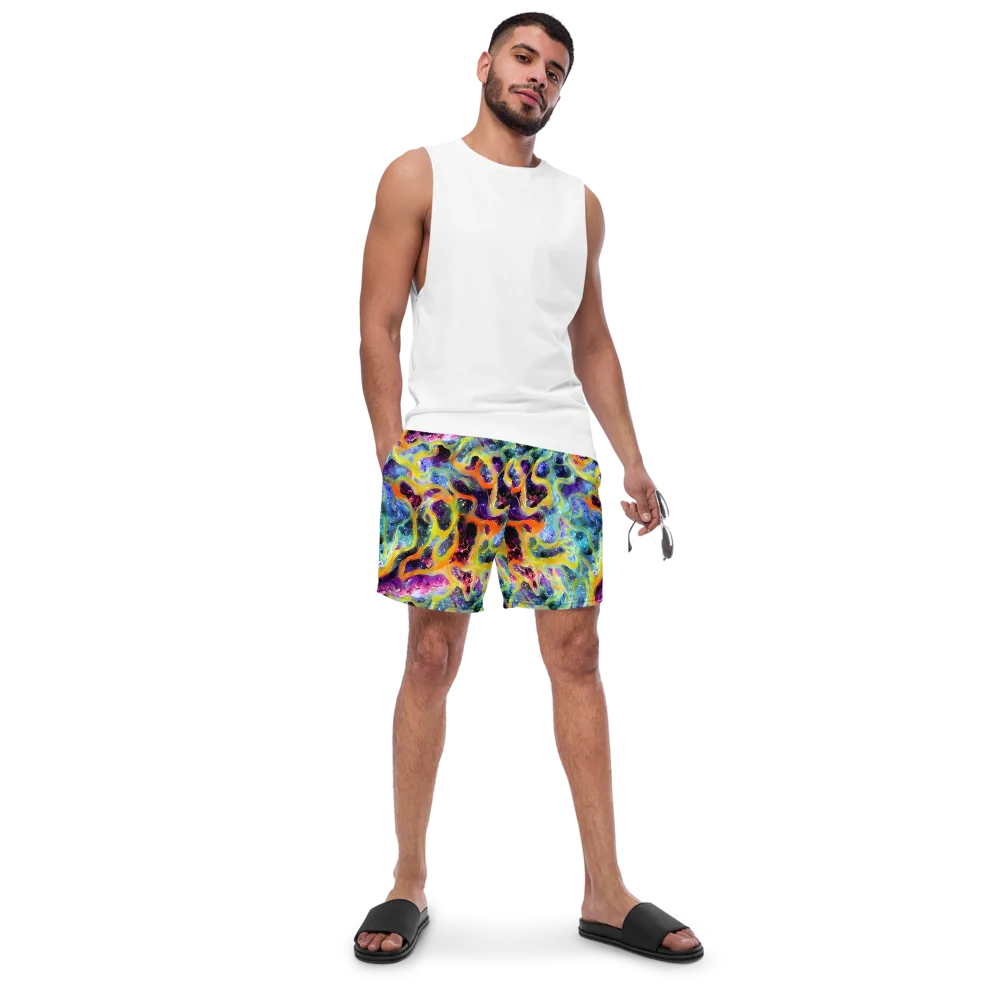 Electric Rivulet on Swim Trunks — Front