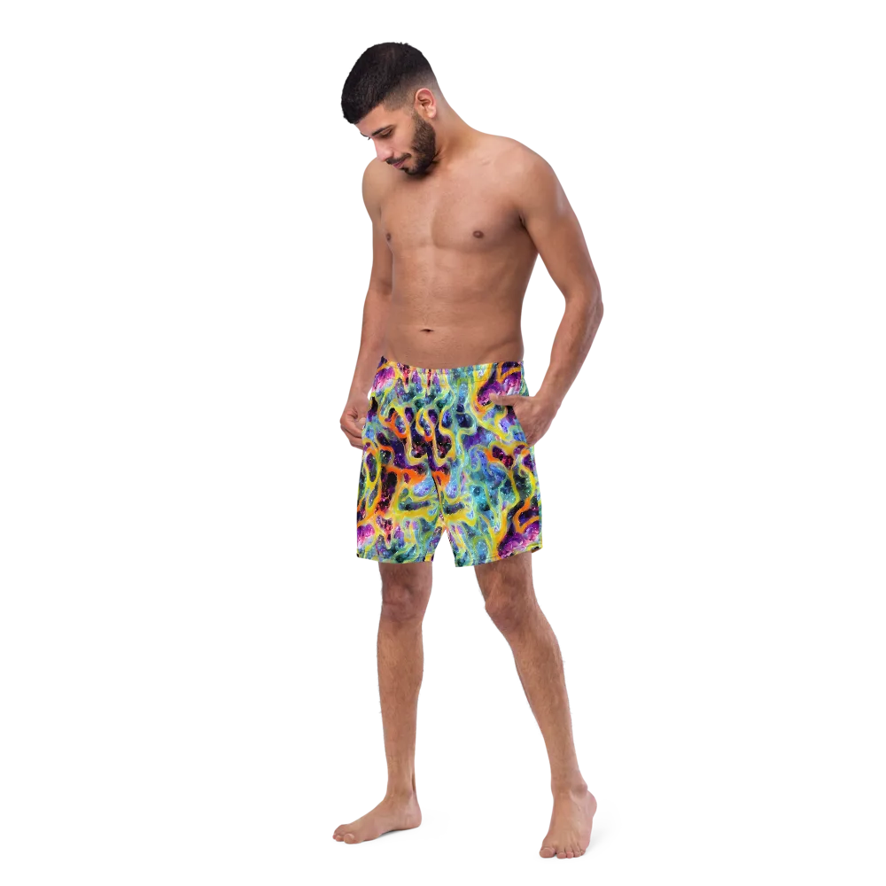 Electric Rivulet on Swim Trunks — Left Front