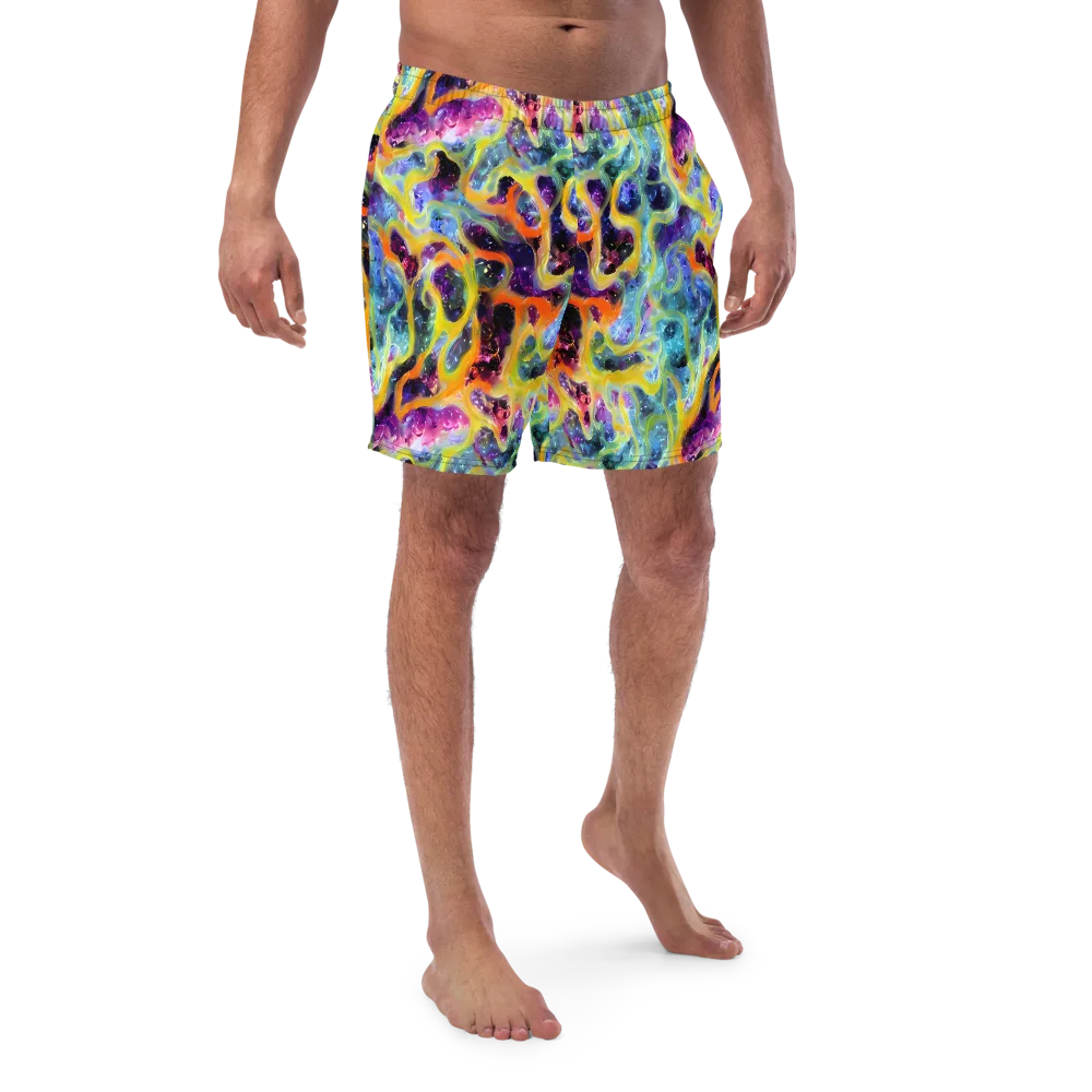 Electric Rivulet on Swim Trunks — Front