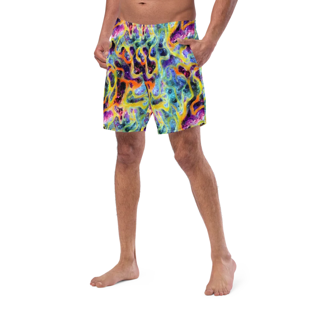 Electric Rivulet on Swim Trunks — Left Front