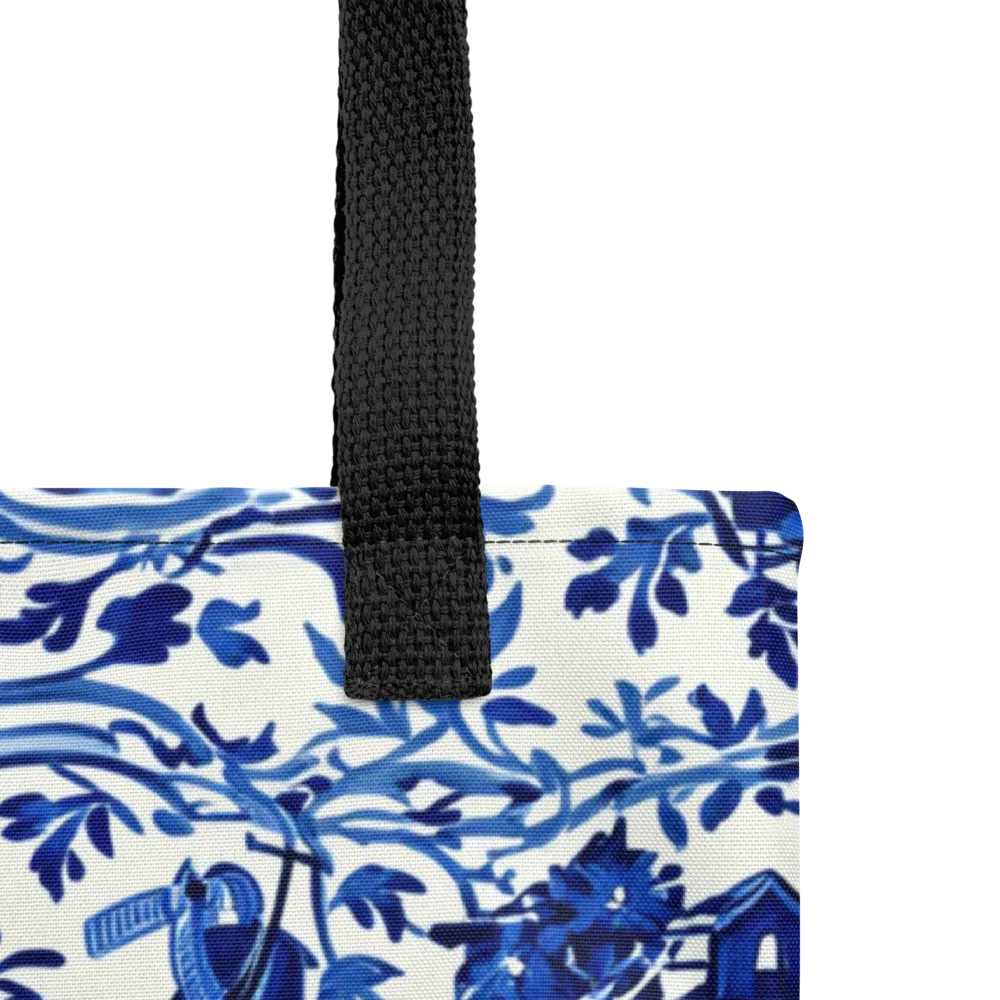 Blue Delft Meadow on Tote Bag — Product details