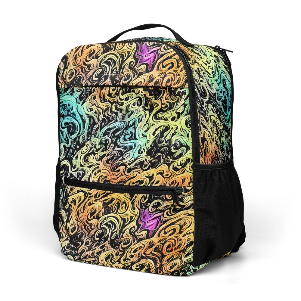 Blacklight Flux on Utility Backpack — Left Front