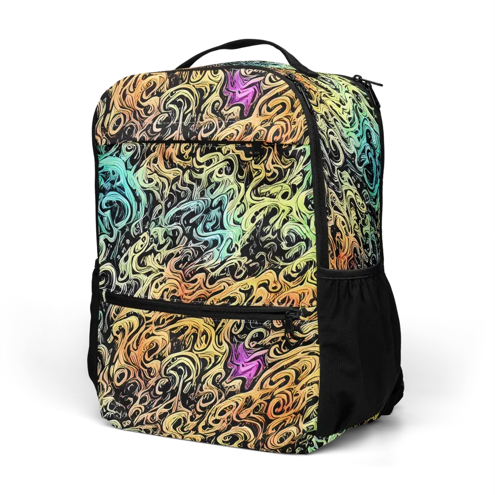 Blacklight Flux on Utility Backpack — Left Front