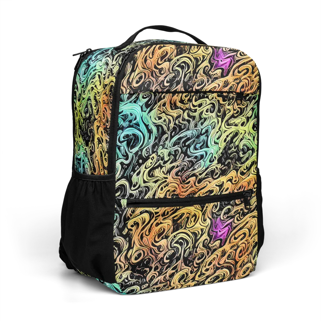 Blacklight Flux on Utility Backpack — Right Front