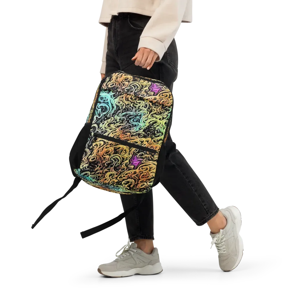 Blacklight Flux on Utility Backpack — Front