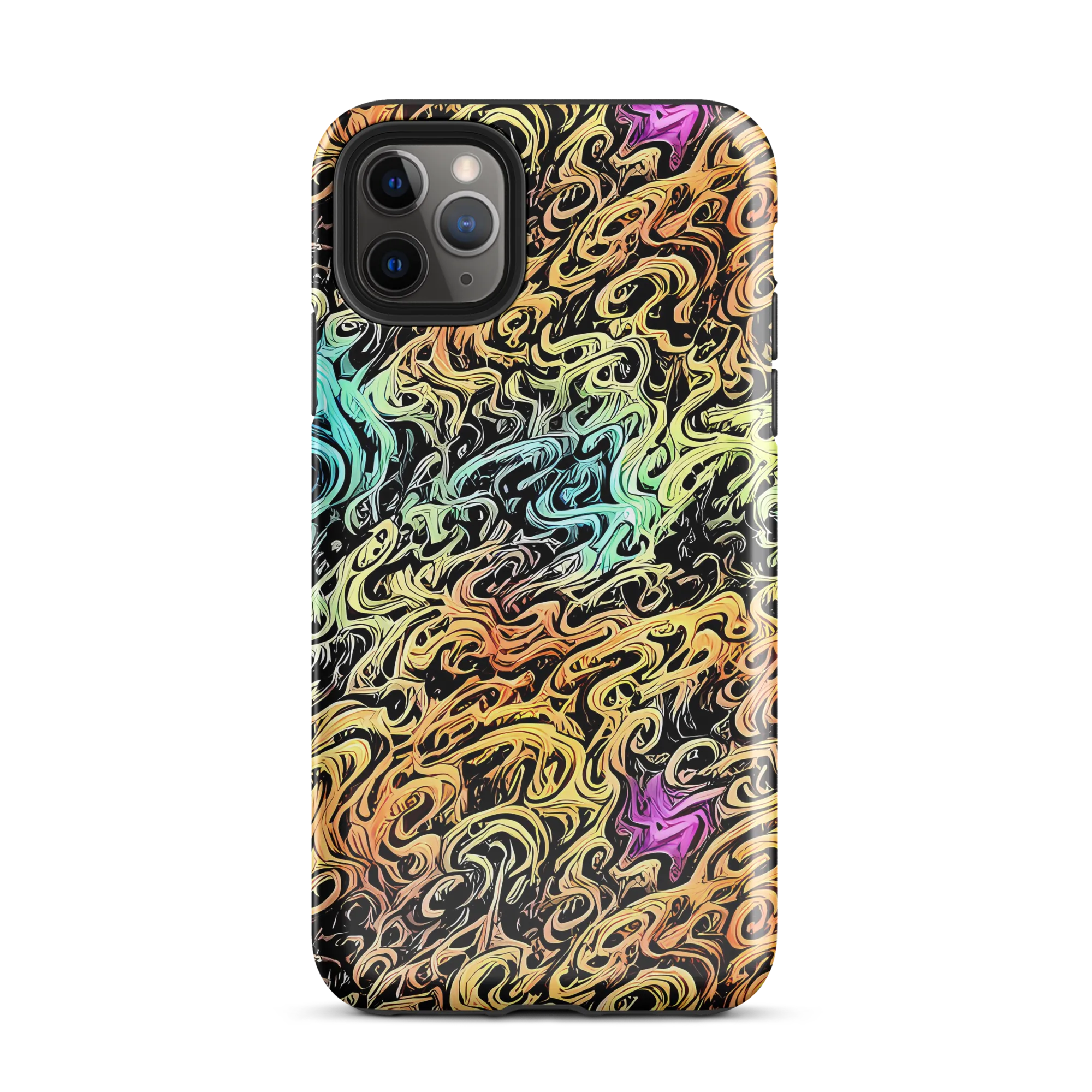 Blacklight Flux on Tough Case for iPhone® — Front