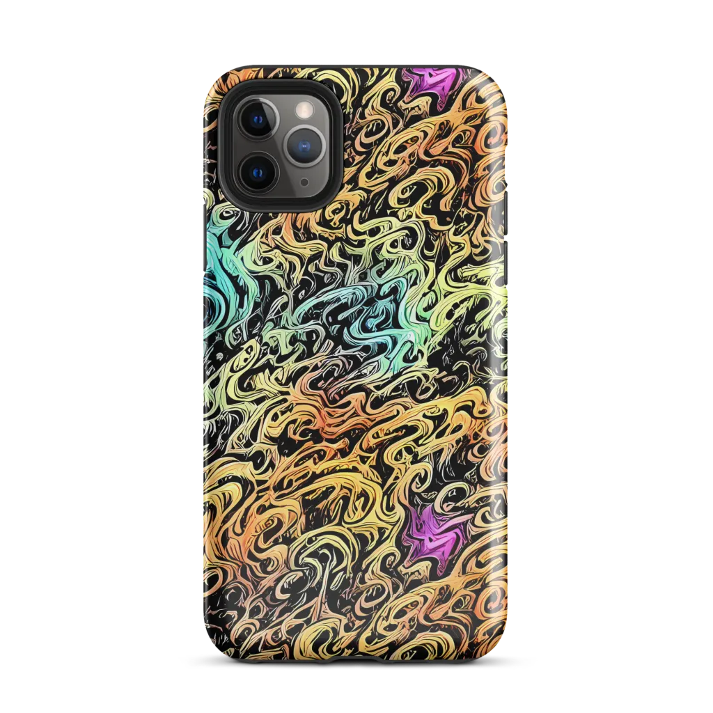 Blacklight Flux on Tough Case for iPhone® — Front