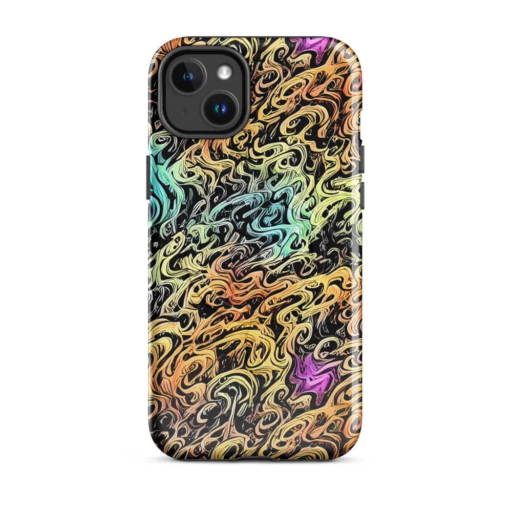 Blacklight Flux on MagSafe Tough Case for iPhone® — Front