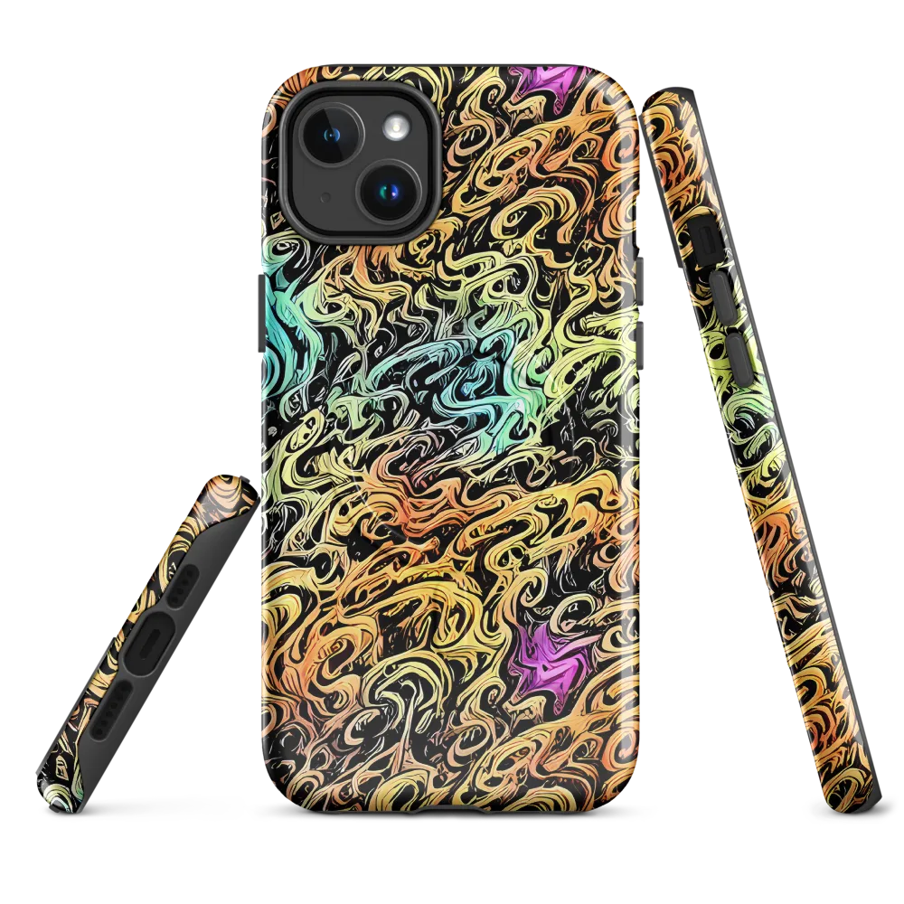 Blacklight Flux on MagSafe Tough Case for iPhone® — Front