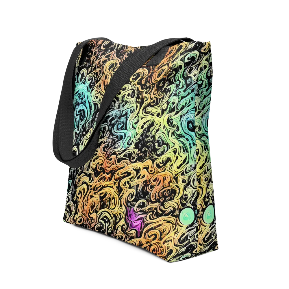 Blacklight Flux on Tote Bag — Front