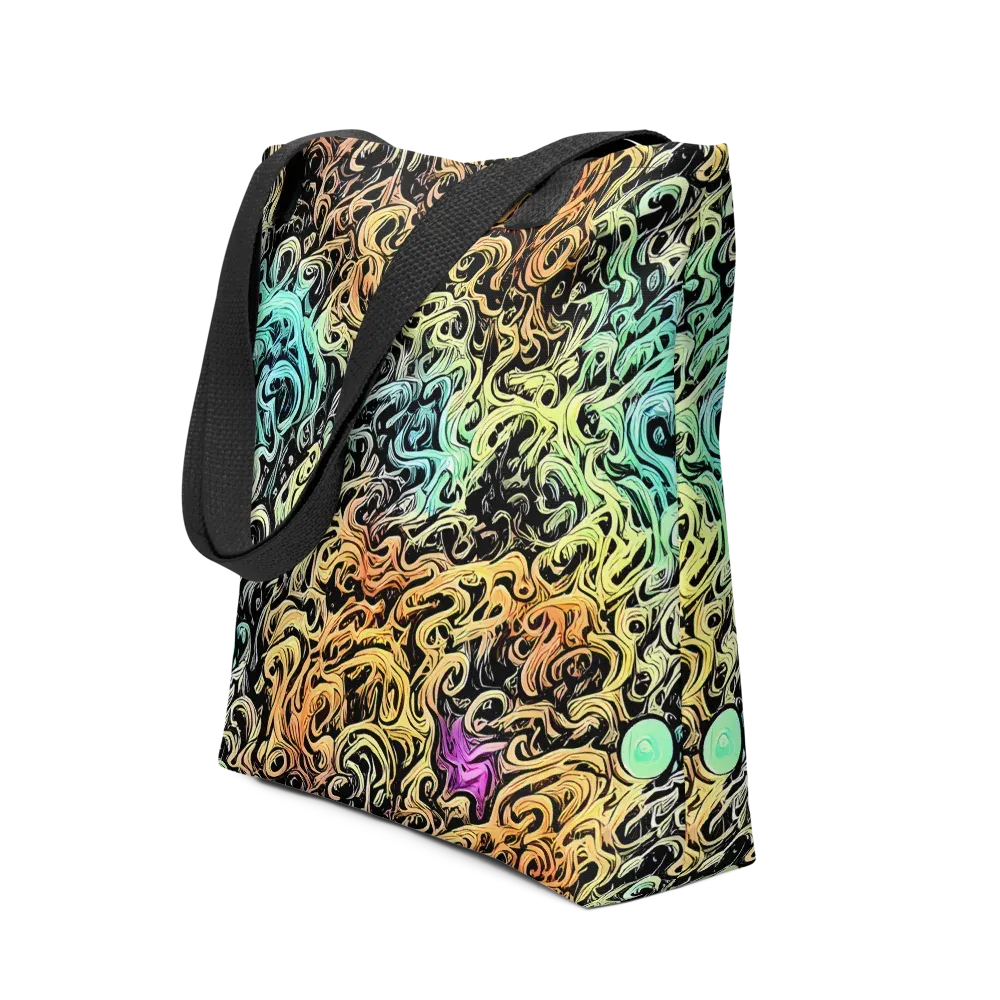 Blacklight Flux on Tote Bag — Front