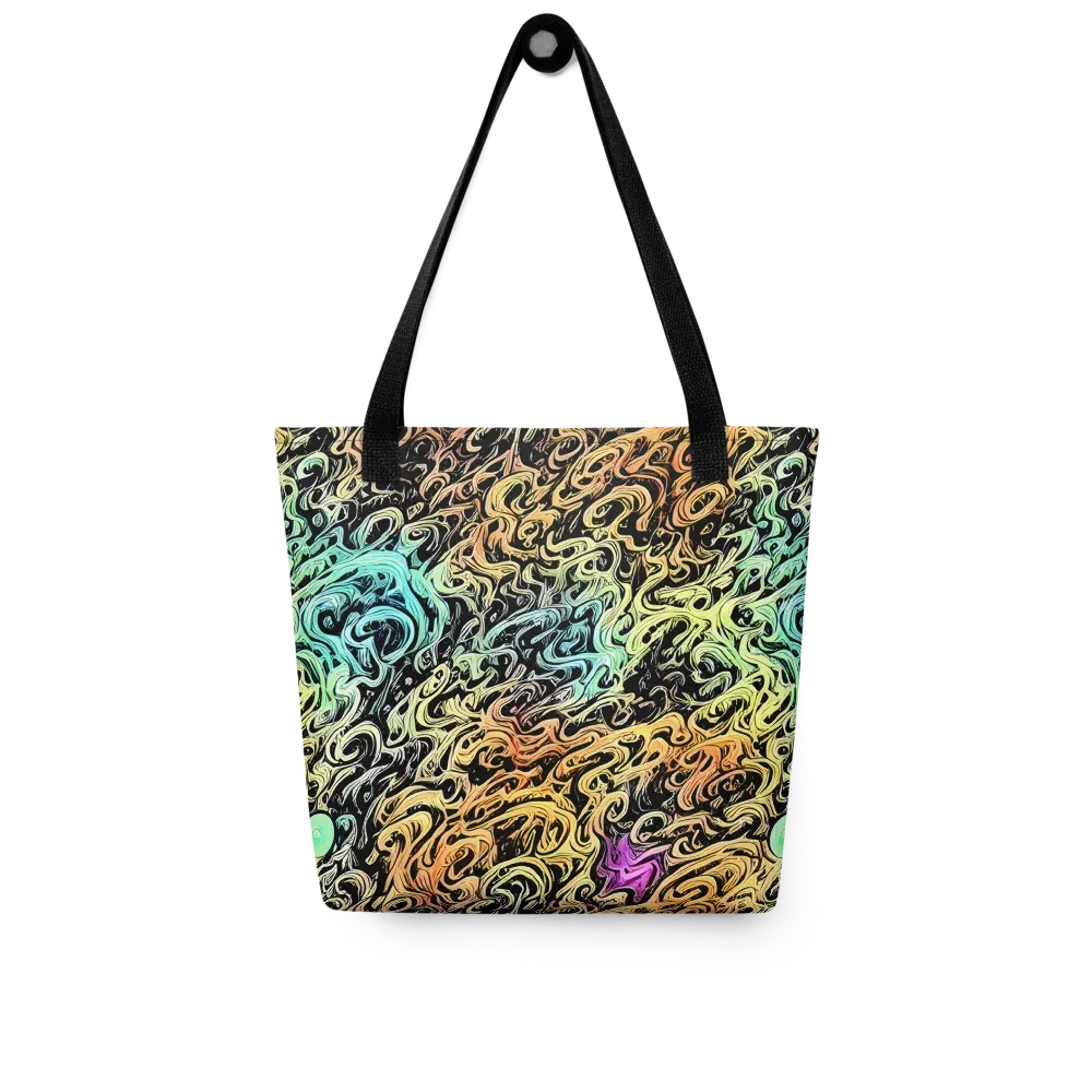 Blacklight Flux on Tote Bag — Front