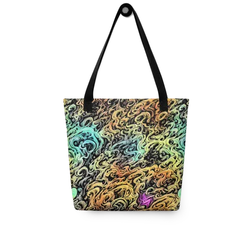 Blacklight Flux on a Tote Bag