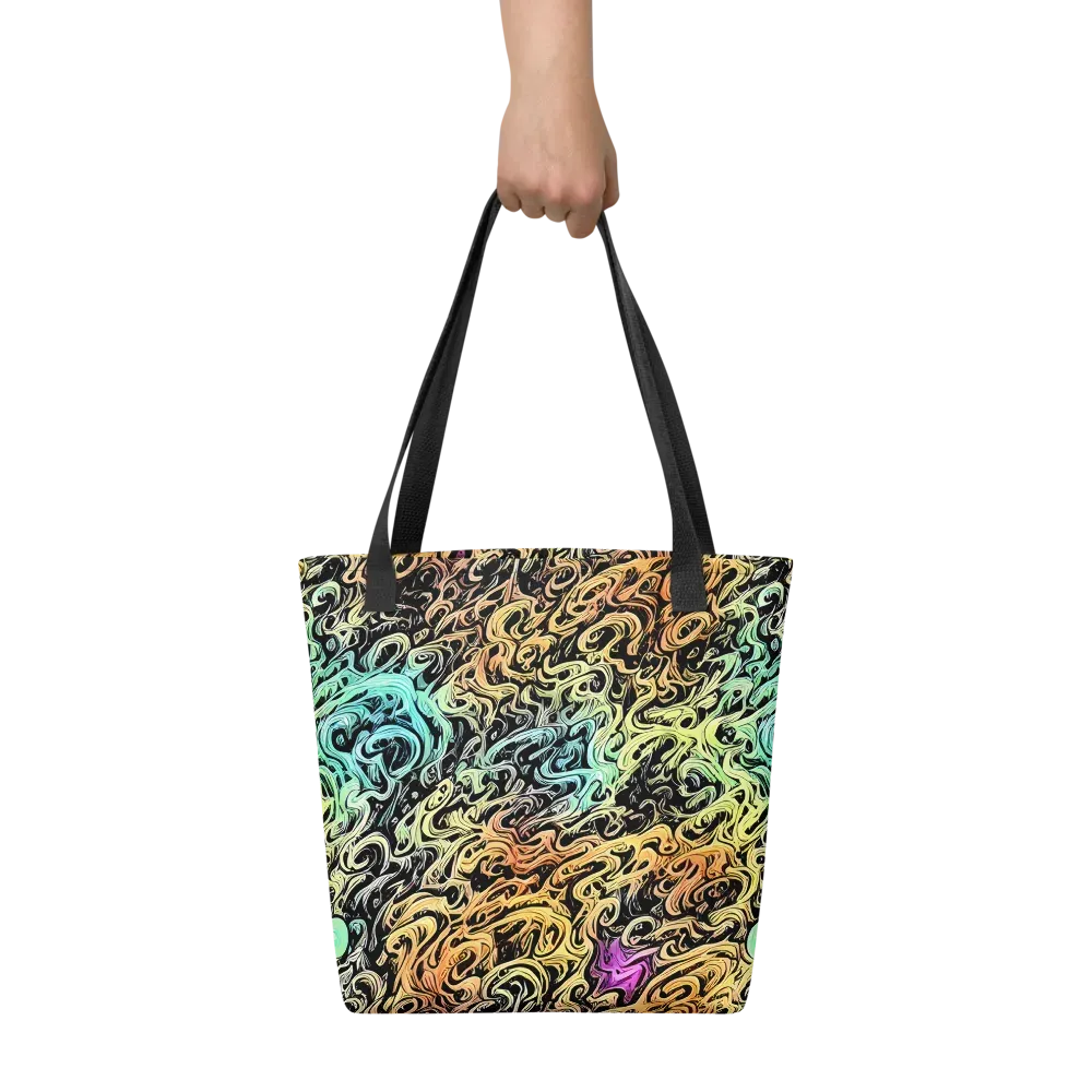 Blacklight Flux on Tote Bag — Front