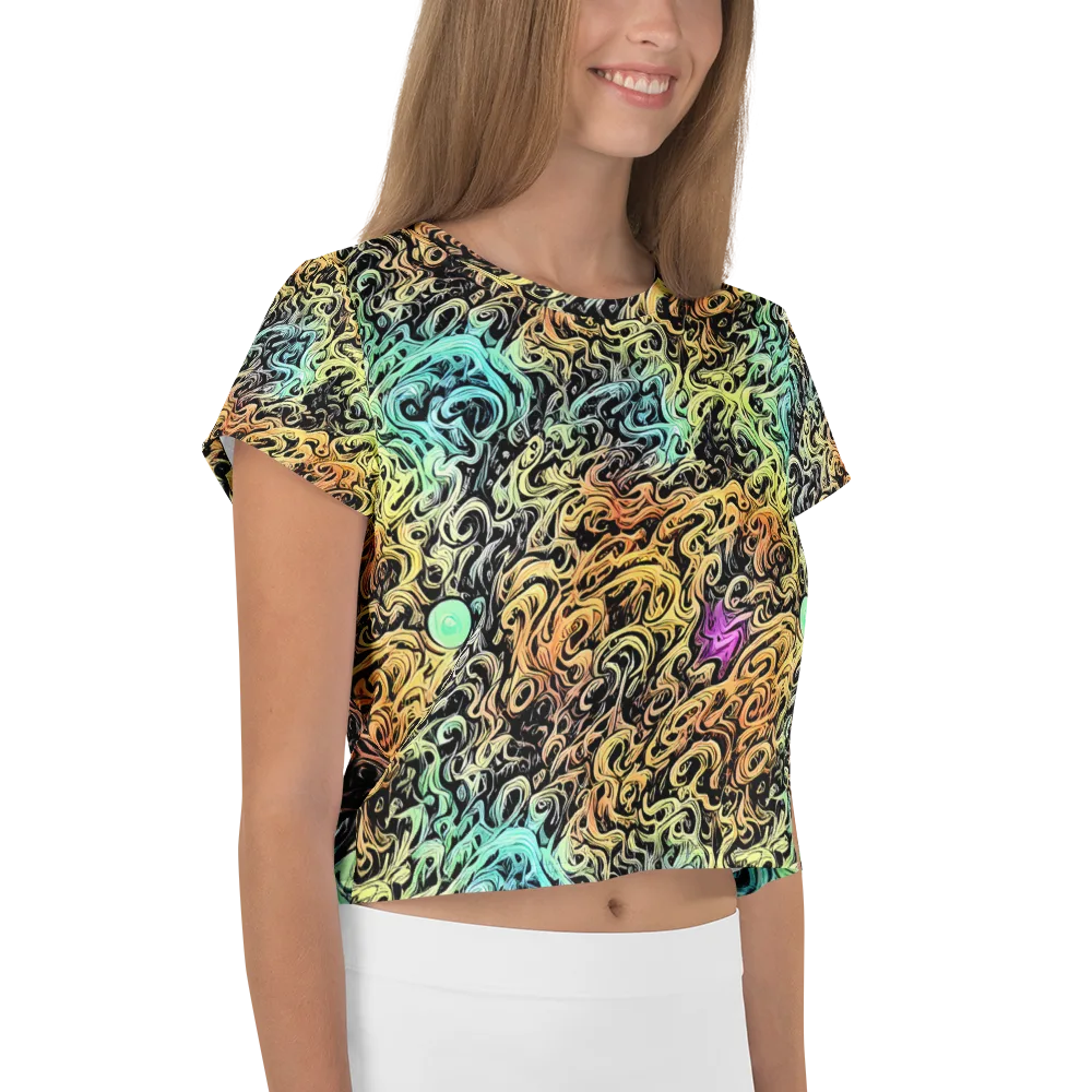Blacklight Flux on Crop Tee — Right
