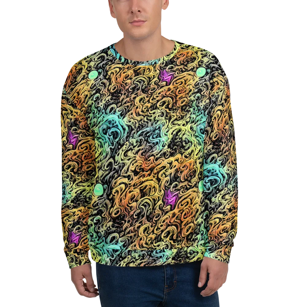Blacklight Flux on Sweatshirt — Front