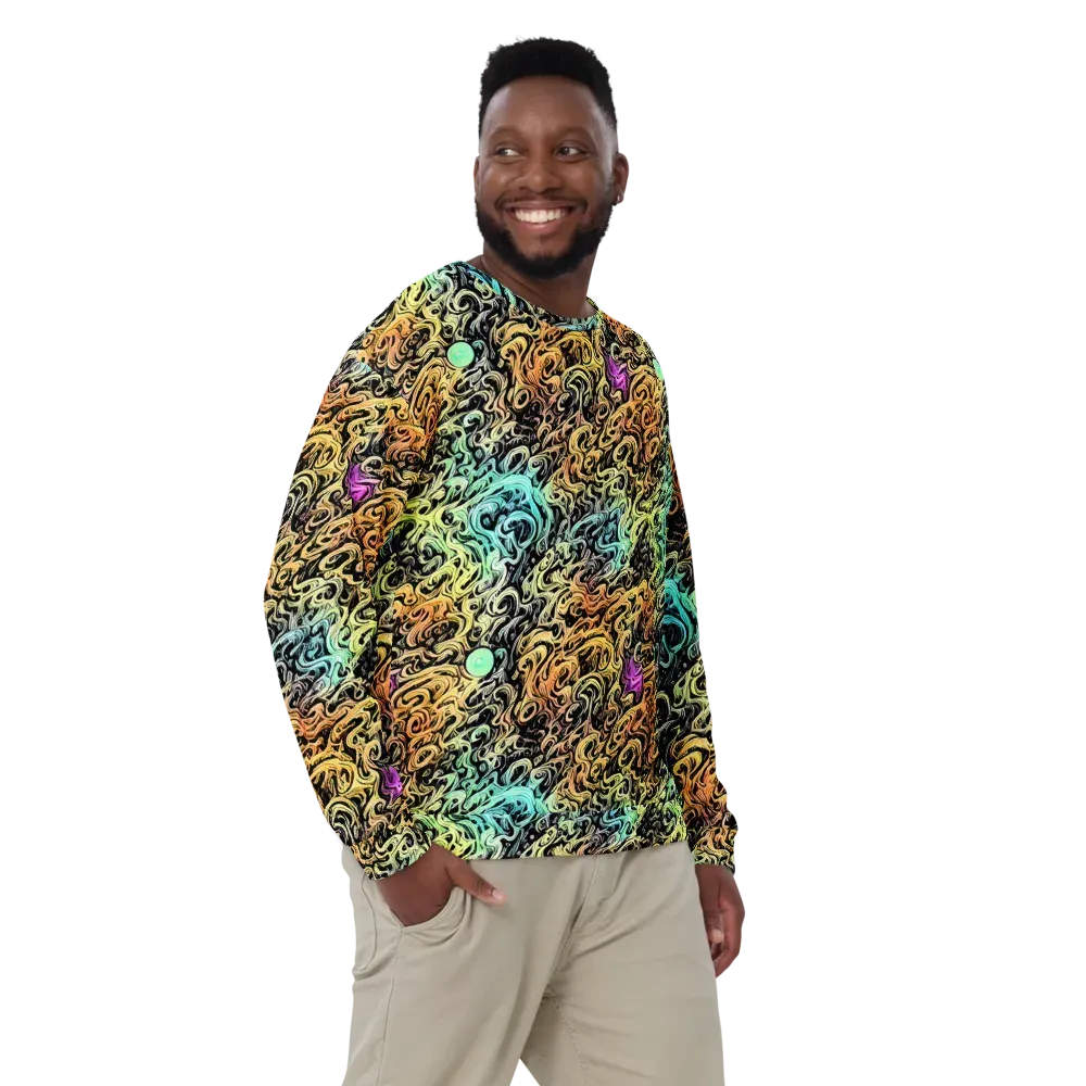 Blacklight Flux on Sweatshirt — Front