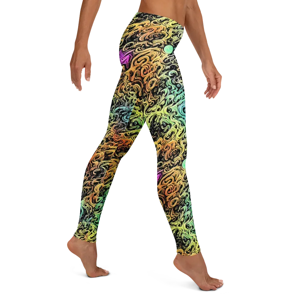 Blacklight Flux on Leggings — Right