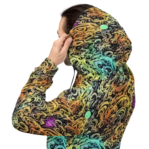 Blacklight Flux on a Hoodie