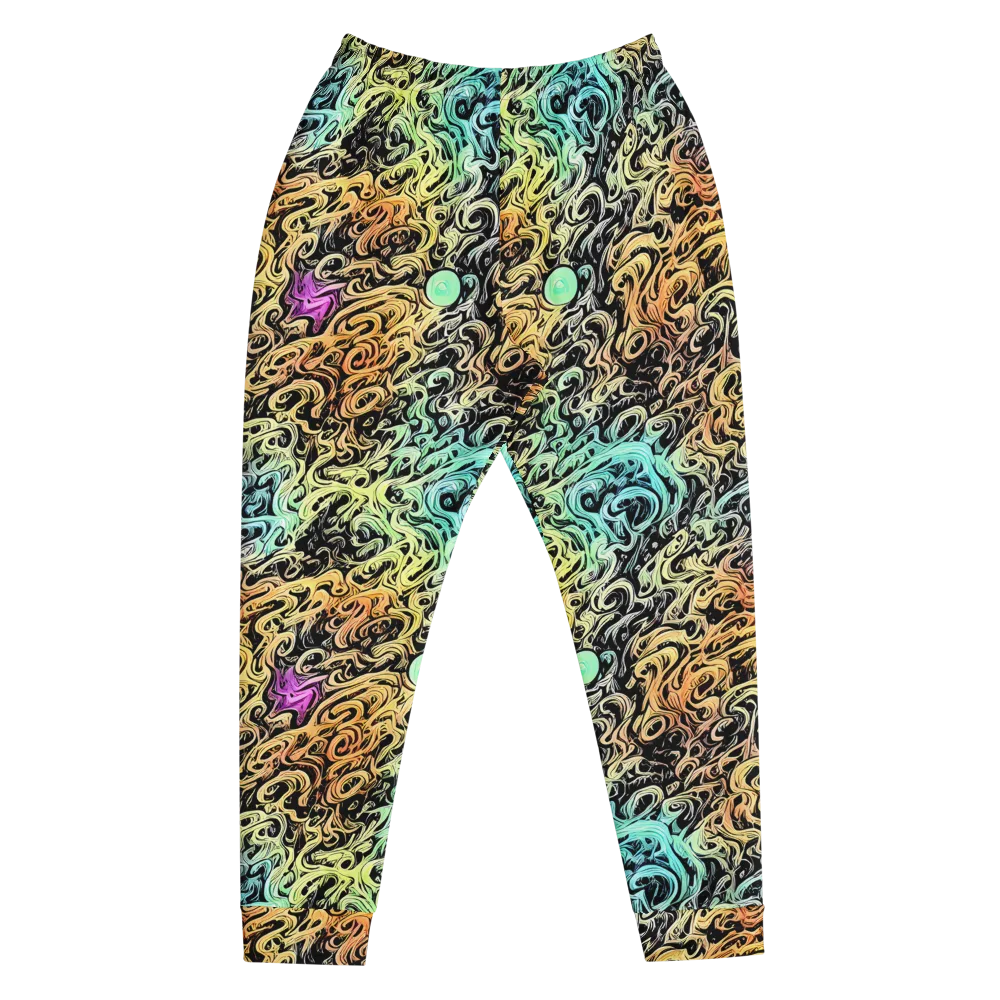 Blacklight Flux on Men's Joggers — Front
