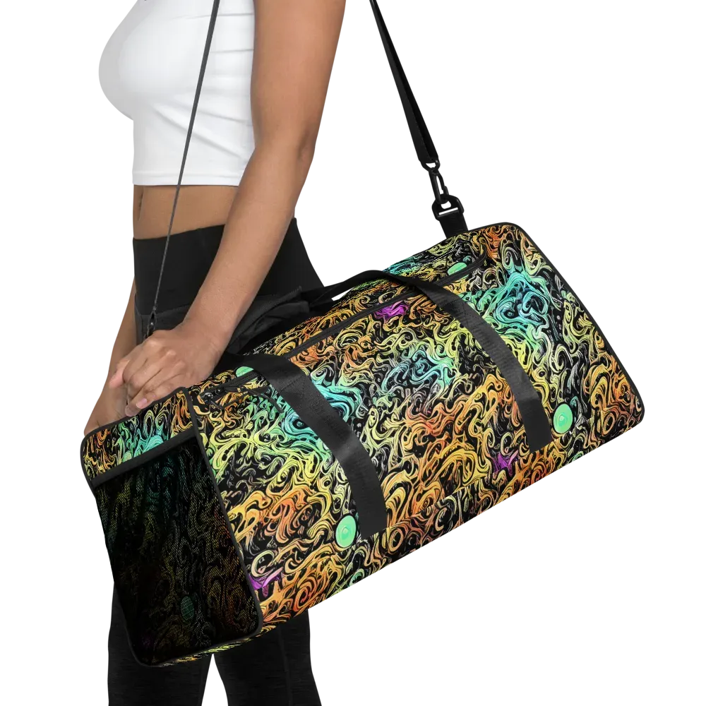 Blacklight Flux on Duffle Bag — Front
