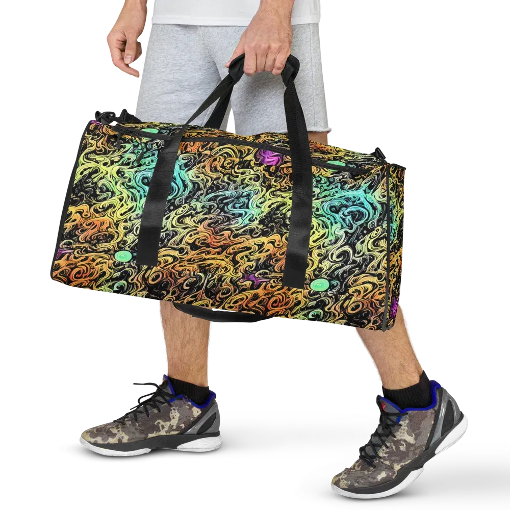 Blacklight Flux on Duffle Bag — Front