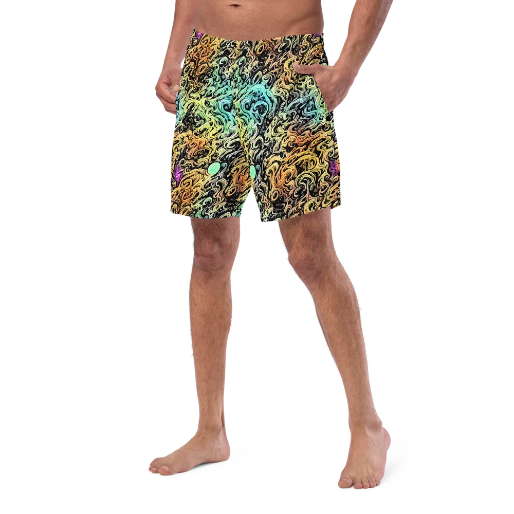 Blacklight Flux on Swim Trunks — Left Front