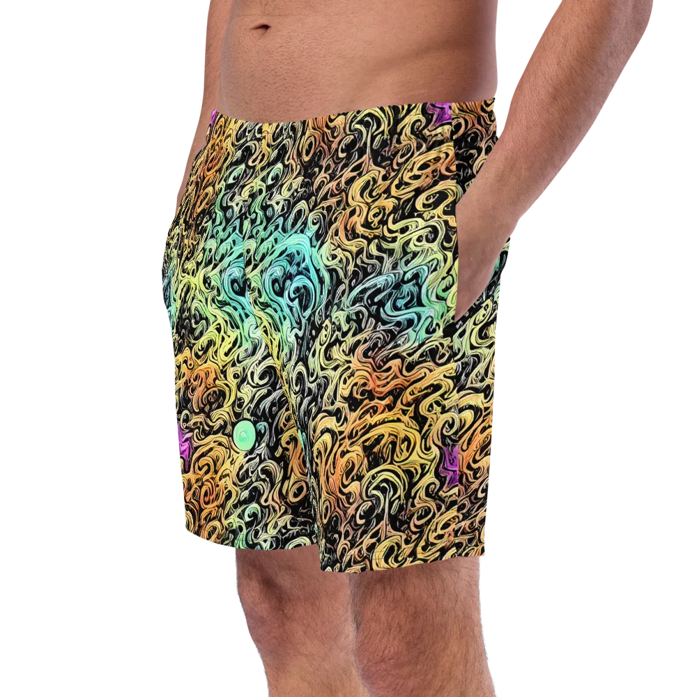 Blacklight Flux on Swim Trunks — Left Front